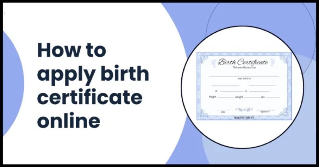 Birth Certificate Apply Online