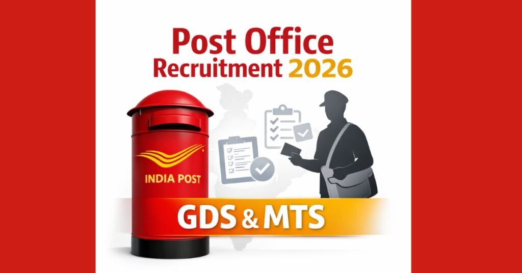 Post Office Recruitment 2026 GDS & MTS Vacancy Image